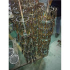 Foshan JXS υψηλός κατασκευαστής μηχανών κενού επιστρώματος κρυστάλλου PVD γυαλιού γυαλικών παραγωγής χρυσός