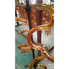 Foshan υψηλή παραγωγής γυαλικών γυαλιού μηχανή κενού επιστρώματος συναρμολογήσεων PVD διακοσμητική