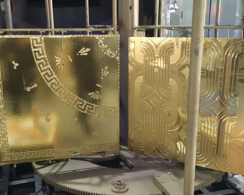 Εξοπλισμός επίστρωσης PVD κεραμικού οικοδομικού υλικού με προσαρμοσμένη χρωματική επίστρωση και πλήρη αυτόματη λειτουργία