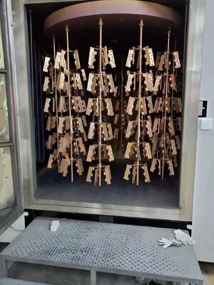 Μηχανή επικαλύψεως κενού PVD με επικάλυψη κατά της διάβρωσης υψηλή αντοχή στη φθορά και πλήρες σύστημα αυτοματοποίησης για τα μέρη κλειδαριού