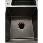 Ο νεροχύτης νερού λεκανών πλυσίματος κουζινών αυξήθηκε χρυσή μηχανή κενού επιστρώματος χρώματος PVD χρώματος μαύρη