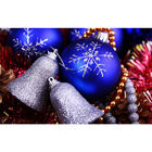 Πλαστική Χριστουγέννων μηχανή κενού επιστρώματος εξάτμισης χρώματος σφαιρών κόκκινη μπλε ασημένια χρυσή