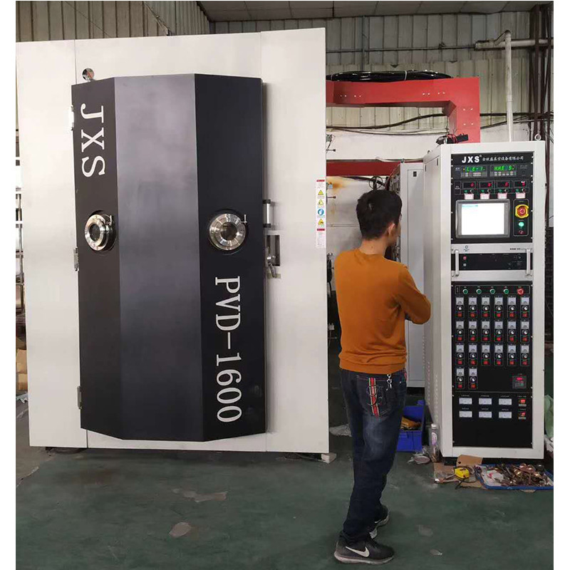 Εύκολη μηχανή κενού επιστρώματος σωλήνων PVD εξάτμισης ανοξείδωτου μοτοσικλετών αυτοκινήτων λειτουργίας για το μπλε χρώμα ουράνιων τόξων