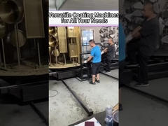 Χρυσό Ροζ Χρυσό Υπερχρωμικό Φαινόμενο PVD Υαλοκάλυψη Μαγνητρονική Μηχανή Ρίπανσης